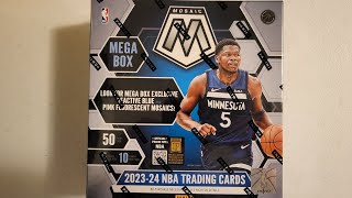 202324 Mosaic Basketball NBA Mega Box Rip amp Review 🔥 Lots of color LBJ Steph Luka 🔥 [upl. by Aitselec911]