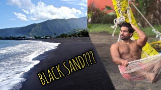 I visited a BLACK SAND BEACH  SVG 🇻🇨 [upl. by Frick40]