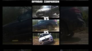 BMW X3 vs AUDI Q5 vs VOLVO XC60 offroadbattle credit  carwow youtubeshorts shorts carwow bmw [upl. by Stevana]