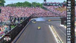 2014 Indy 500 Race Highlights [upl. by Maxama461]