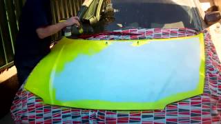 Painting Car With Brush and Roller [upl. by Ehtyde]