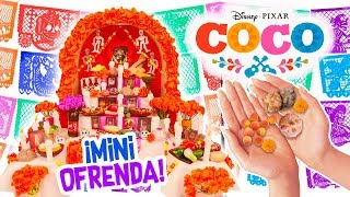 Haz tu OFRENDA en MINIATURA para este DIA de MUERTOS 💀 al Estilo COCO ✨ Manualidades Fantasticas [upl. by Yelahs]