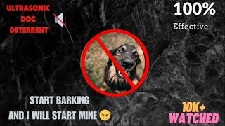 Stop A Dog Barking part 5  Ultrasonic Dog Deterrent Sound  Ultrasonic Dog Sound  Silencer Sound [upl. by Lole]