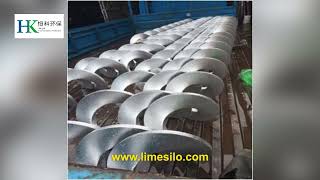 Continuous Forming Screw Conveyor BladesHengke Environmental Protection [upl. by Miarfe781]