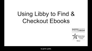 Using Libby to Find amp Checkout Ebooks [upl. by Lurlene152]