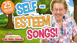 Selfesteem Songs for Kids  25 Minutes of Wellbeing Songs for Kids  Jack Hartmann [upl. by Jonette]