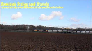 GBRf Class 66 No 66725 Sunderland Passing Irchester Midland Main Line 28th November 2023 [upl. by Araek]