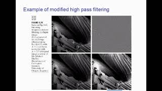 Frequency domain filtering image processing  High pass Sharpening  High boost  Homomorphic Part 2 [upl. by Ahtekal]