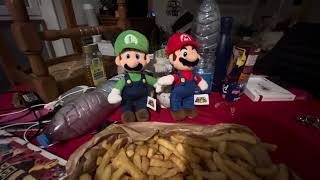 mario et luigi vont bien manger le pain américain fricadelle 😂 [upl. by Bradley]