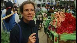 travel China Heidi Wernett Bloemenmarkt Yunnan in 2000 [upl. by Ecidnak463]