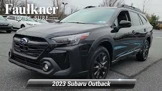 Certified 2023 Subaru Outback Onyx Edition XT Bethlehem PA P3217763 [upl. by Auqinihs246]