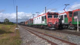 2007 Goonyella Coal QLD  Electric hauled coal trains [upl. by Ayt29]