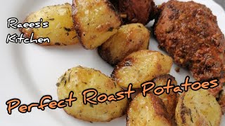 Perfect Fluffy Roast Potatoes  Crunchy and Soft Recipe [upl. by Naujd437]