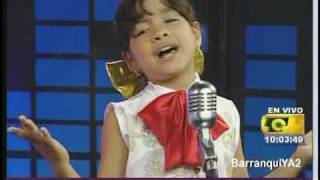 SALOME niña cantante de 8 años sorprendente quotme gustas muchoquot [upl. by Leehar246]