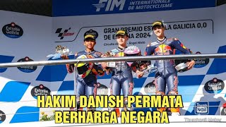 Hakim Danish PERMATA Berharga Negara  Komen Selepas Menaiki Podium [upl. by Socram]