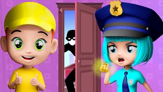 Knock Knock Whos at the Door  Kids Songs and Nursery Rhymes by Lights Kids 3D [upl. by Dulcle]