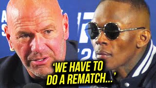 Dana Shocked by Strickland vs Adesanya Calls for Rematch [upl. by Alywt]