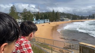 Surfing on 7ft waves at Collaroy with son and his friend Yacob [upl. by Aniham760]