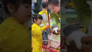 小寶小丁去動物園了，親自餵小動物吃飯，還可以近距離撫摸，小丁不怕小老鼠太厲害了！ 萌娃親子動物園遊行日常 [upl. by Aehta392]