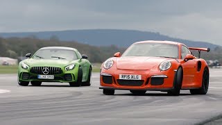 MercAMG GT R vs 911 GT3 RS vs BMW M4 GTS  Chris Harris Drives  Top Gear [upl. by Aeriela]