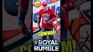 🤯John Cena Anounce Royal Rumble Entrance wwe [upl. by Afnin]