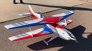 Sebart Miss Wind 50E Maiden flights for me Fantastic flying RC plane [upl. by Ainesey548]