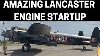 Hear the Sound of the Iconic Avro Lancaster Engine [upl. by Eitsym232]