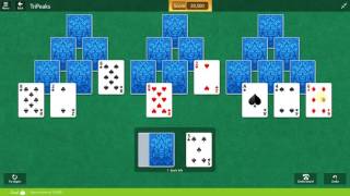 Microsoft Solitaire Collection  Tripeaks  April 15 2017 [upl. by Maroj]