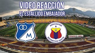 ¡video reacción Liga BetPlay fecha 16 Millonarios vs Pasto [upl. by Odracir683]