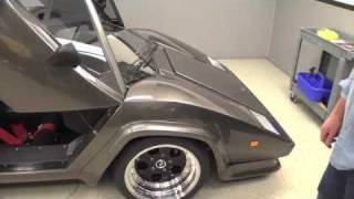 Ken Imhoff discusses welding the Lamborgini Countach in his basement [upl. by Ddahc497]