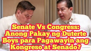 Duterte Senators Pinagsasabong Senate at Lower House para Magkagulo ang Pinas Divide amp Conquer [upl. by Chadd]