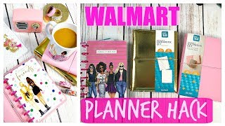 Walmart Planner Hack  Walmart Planner DIY [upl. by Norahc]