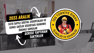 5510 sayılı Sosyal Sigortalar ve Genel Sağlık Sigortası Kanunu MNurullah Acar [upl. by Lawry]