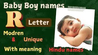 R letter Baby Boy names modern and uniqueBaby boy names starting with R letter with meaning😍😍 [upl. by Poock]