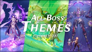 All Boss Themes — Genshin Impact OST 36 [upl. by Aliekat]