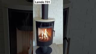 Piecyk kominkowy Romotop Laredo T01 kominek fire fireplace kominki piec stove [upl. by Ydne]