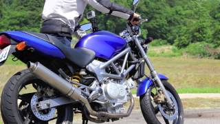 Honda VTR250 Exhaust Sound [upl. by Anigriv]