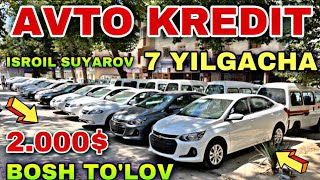 AVTO KREDIT 2023 YILLIK 14 BOSH TO’LOV 10 YANGI MOSHINALAR KELDI… GRAND AUTO [upl. by Kenimod685]