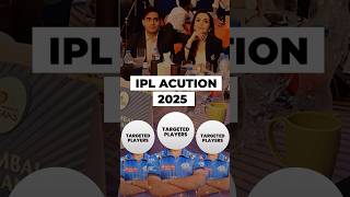 Mumbai Indians Targeted Players in IPL Auction 2025 iplauction rohitsharma hardikpandya mifans [upl. by Erick]