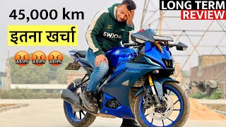 YAMAHA R15 V4 LONG TERM DETAILED OWNERSHIP REVIEW  VERY EXPENSIVE [upl. by Clercq]