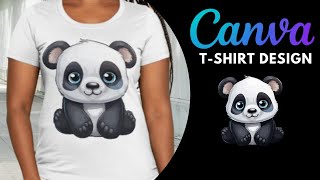 TShirt Design Tutorial With Canva [upl. by Hibbitts392]