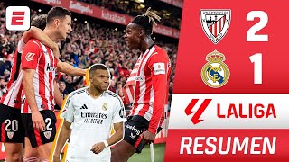 Mbappé FALLÓ OTRO PENAL y el REAL MADRID cayó 21 ante Athletic Club  La Liga [upl. by Jacky]