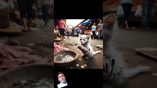 cent ka video😹 cute shorts cat viralvideos [upl. by Echikson514]