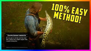 The EASIEST Way To Successfully Catch Legendary Fish 100 Of The Time In Red Dead Redemption 2 [upl. by Roselin]