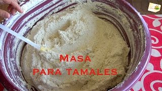 TAMALES ESPONJOSOS Masa para tamales dulces y salados como se hace en Mexico [upl. by Yelich898]