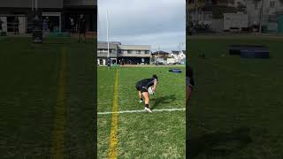 Could You Hit His 22m Pass rugbybricks Halfback Passing  Black Rams Tokyo  Peter Breen [upl. by Orlantha372]