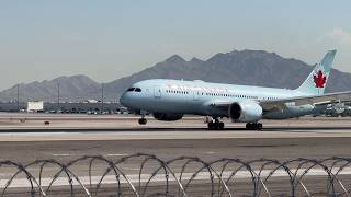 Air Canada Boeing 7878 Dreamliner lands at Las Vegas  CGHPT [upl. by Elagiba]