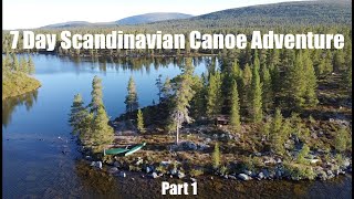 7 Day Scandinavian Wilderness Canoe Trip Part 1  Rogen Naturreservat Sweden [upl. by Lucier]