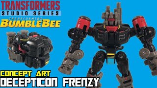 Studio Series Concept Art Decepticon Frenzy Review  Transformers Bumblebee [upl. by Eira]