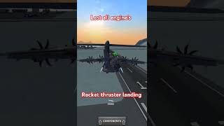 Rocket thruster landing emergencylanding [upl. by Susanna]